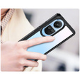 Etui do Oppo Reno 10 / 10 Pro, Fusion Hybrid, przezroczyste / czarne