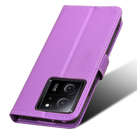Etui z klapką do Xiaomi 13T / 13T Pro, Smart Magnet, fioletowe