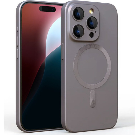 Etui do iPhone 16 Pro Max, ColorMag, do MagSafe, szare