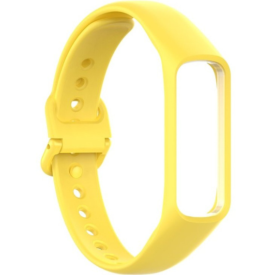 Pasek Silikonowy do Samsung Galaxy Fit 2 SM-R220, Żółty