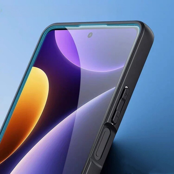 Etui do Xiaomi Redmi Note 13 Pro 4G / Xiaomi Redmi Note 14S / Xiaomi Poco M6 Pro 4G, Fusion Hybrid, z ochroną aparatu, przezroczyste / czarne