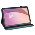 Etui do Lenovo Tab M9, With stand, Flower, zielone