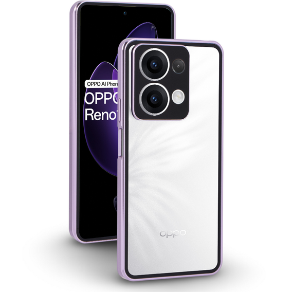 Etui do Oppo Reno 13, Magnetic Dual Glass, różowe