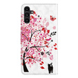 Etui z klapką do Samsung Galaxy A14 4G/5G, Wallet, Cat & Tree