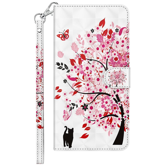 Etui z klapką do Samsung Galaxy A14 4G/5G, Wallet, Cat & Tree