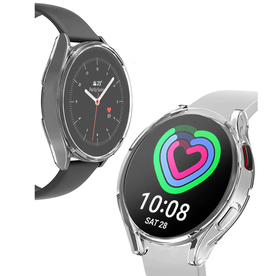 Etui TPU Frame do Samsung Galaxy Watch4 44mm, Transparent