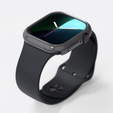 Etui Ringke Slim do Apple Watch 10/11 46MM, 2-Pack, Przezroczyste / Czarne