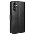 Etui z klapką do Samsung Galaxy M34, Crazy Horse Wallet, czarne