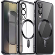 Etui do Samsung Galaxy S25 Edge, Electro MagSafe, czarne + Szkło na ekran