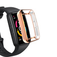2w1 Etui z osłoną na ekran do Huawei Band 6/7, Różowe Złoto