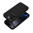 Skórzane Etui do MagSafe do iPhone 16 Pro, czarne + Szkło Hartowane 9H