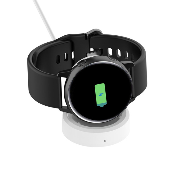 Ładowarka, Stacja dokująca do Samsung Galaxy Watch 3/4/5/6/7/Pro/Ultra/Active, Biała
