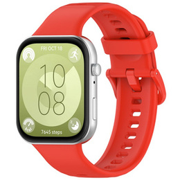 Pasek Silikonowy do Huawei Watch Fit 4 / 4 Pro / 3, Czerwony