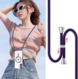 Etui do iPhone 17, Electro MagSafe, fioletowe + Smycz