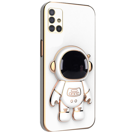 Etui do Samsung Galaxy A71, Astronaut, białe