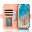 Etui z klapką do Samsung Galaxy M35, Card Slot, różowe