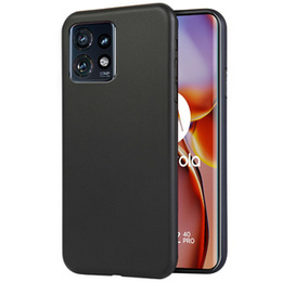 Etui cienkie do Motorola Edge 40 Pro, Slim CamShield, czarne