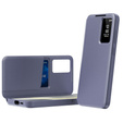 Etui do Samsung Galaxy S25 Edge – Smart View z kieszenią na kartę, fioletowe