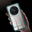 Etui do Vivo X200 Pro 5G, Magnetic Dual Glass, niebieskie
