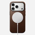 Etui Nomad do iPhone 17 Pro, Modern Leather Case, brązowe