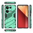 Etui do Xiaomi Redmi Note 13 Pro 4G / Xiaomi Redmi Note 14S / Xiaomi Poco M6 Pro 4G, Military kickstand, zielone
