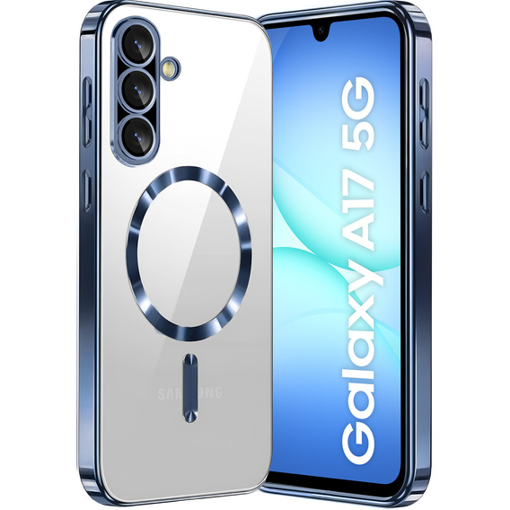 Etui do Samsung Galaxy A17 5G, Electro MagSafe, granatowe