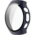 2w1 Etui + Szkło Hartowane do Huawei Watch 5 46mm, Granatowe