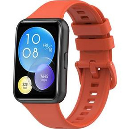Pasek Silikonowy do Huawei Watch Fit 2, Pomarańczowy