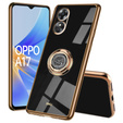 Etui do Oppo A17, Electro Ring, czarne