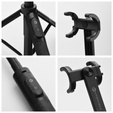 FORCELL Uchwyt F-GRIP S150XL Selfie Stick Tripod + Pilot Bluetooth, czarny