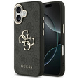 Etui GUESS do iPhone 17, 4G Big Metal Logo, czarne