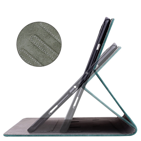 Etui do Samsung Galaxy Tab S9, Wallet Pen Slot, niebieskie