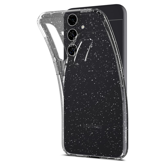 Etui Spigen do Galaxy S23 FE, Liquid Crystal, przezroczyste brokat