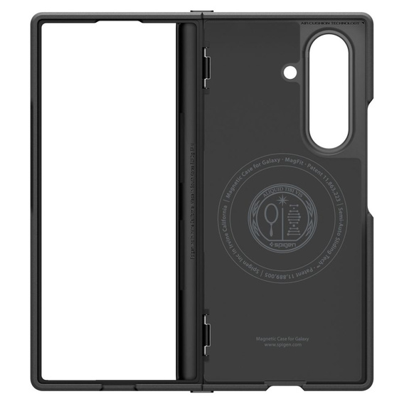 Spigen Slim Armor Pro Mag do Samsung Galaxy Z Fold7, z MagSafe – Metal Slate