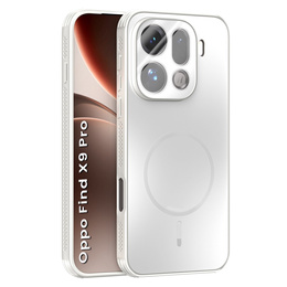 Etui ochronne do Oppo Find X9 Pro, do MagSafe, białe
