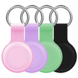 4x Etui do Apple AirTag 2 / 1, obudowa silikonowa, brelok, 4 kolory