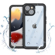 Etui Wodoodporne IP68 do iPhone 15, Redpepper, czarne