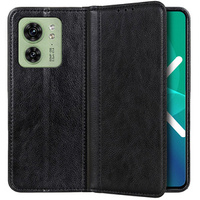 Etui do Motorola Edge 40 5G, Wallet Litchi Leather, czarne