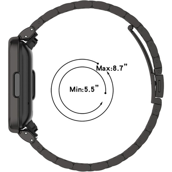 Bransoleta Stainless do Xiaomi Redmi Watch 2 Lite - Black