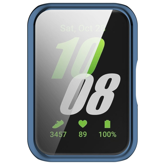 2w1 Etui z Osłoną na ekran do Samsung Galaxy Fit 3, Granatowe