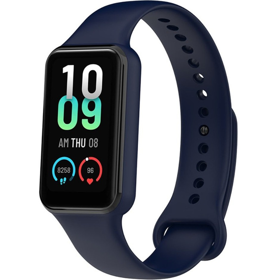 Pasek Silikonowy do Xiaomi Amazfit Band 7, Granatowy