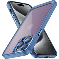 Etui do iPhone 15 Pro Max, ERBORD Impact Guard, niebieskie