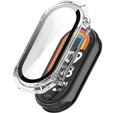 2w1 Etui + Szkło Hartowane do Xiaomi Smart Band 10 / 9 / 8, Przezroczyste