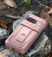 Etui pancerne do Google Pixel 9, Dexnor Full Body (Two Frames), różowe