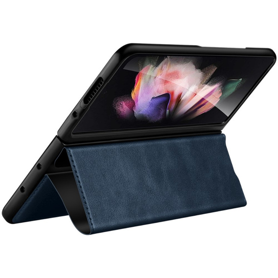 Etui z klapką do Samsung Galaxy Z Fold5 5G, Wallet, niebieskie