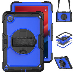 Etui pancerne do Lenovo Tab M11, ochronne 360 z miejscem na rysik, granatowe