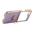 Etui do Samsung Galaxy Z Flip 5 5G, Electro Ring, fioletowe