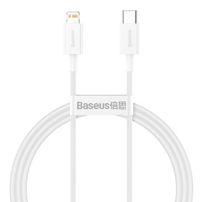 BASEUS Superior Series Kabel USB-C do Lightning, 20W, 1m, White