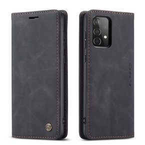 Etui CASEME do Samsung Galaxy A52 / A52s, Leather Wallet Case, Black