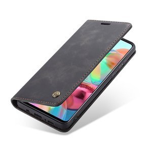 Etui CASEME do Samsung Galaxy A71, Leather Wallet Case, czarne